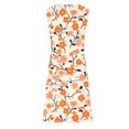 thumbnail image 5 of Ovzne Robes d'Été pour Femmes Robe d'Été Mode Femme Couleur Unie Poche Sans Manches Col en V Robe Maxi Grande Taille Imprimée Liquidation, 5 of 5