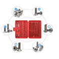 thumbnail image 4 of 105-Piece Screwdriver Set Plum Hexagon Screwdriver Screwdriver Screwdriver Socket Toolbox, 4 of 5
