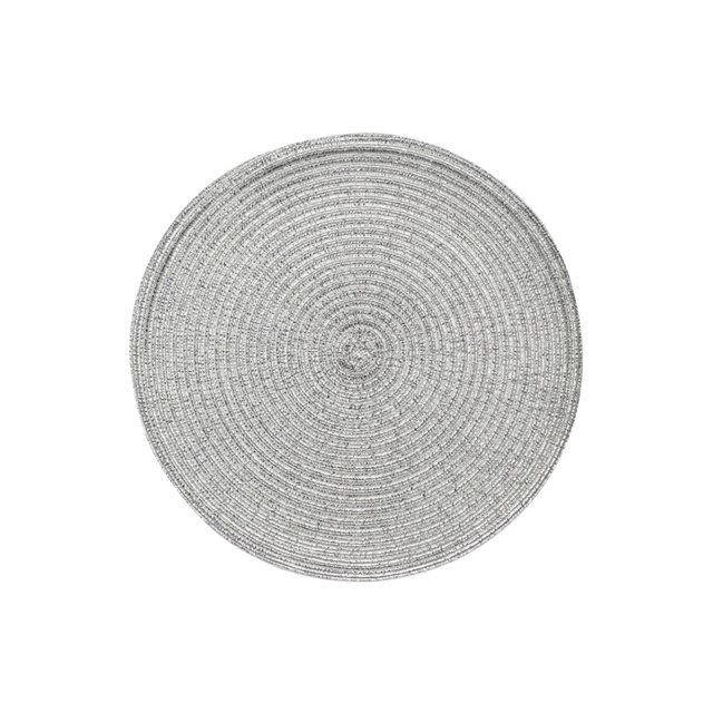 Agiferg 18cm Ramie Cotton Yarn Table Mat Insulation Pad (Satin Dyeing)