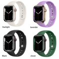 thumbnail image 3 of ALMNVO Silicone Sport Watch Strap for Apple Watch Bands 38mm 44mm 40mm 41mm 45mm 42mm for Women Man, Silicone Sport Replacement Wristband Bracelet for iWatch Bands Series 6 SE 7 5 4 3 2 1, 3 of 9