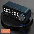 thumbnail image 2 of Pompotops New Smart Mirror Bluetooth Speaker Subwoofer Portable Mini Stereo Mini Clock Home Alarm Clock Card Clearance, 2 of 8