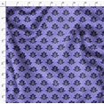 thumbnail image 4 of Soimoi Silk Fabric Ogee Damask Printed Fabric 1 Yard 42 Inch Wide, 4 of 5