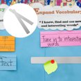 thumbnail image 1 of IFANLANDOR 2Pcs Silver Magnetic Wall Board Strips Iron For Memo Organization, 1 of 8