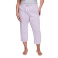 thumbnail image 1 of George Women's Plus Printed Sleep Capri, 1 of 6