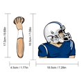 thumbnail image 3 of TopLLC Football Quarterback Wiper Stickers Car Windshield Wiper Stickers Car Car Stickers, 3 of 8