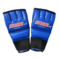 thumbnail image 4 of facefd MMA Gants de Combat de Boxe Demi-Doigt Mitaine Gants d'Entraînement pour Adultes Bleu 1, 4 of 8