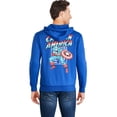 thumbnail image 3 of Haut à capuchon Captain America Marvel pour hommes, 3 of 3