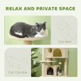 thumbnail image 4 of 54" Beige Cat Tree - Multi-Level Tower with Scratching Posts, Condo & Bed - Activity Center for Living Room & Playtime, 4 of 7