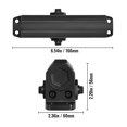 thumbnail image 2 of Door Closer Commercial Residential Use Automatic Hydraulic Buffer Cast Aluminum ,Easy to Install, 2 of 7