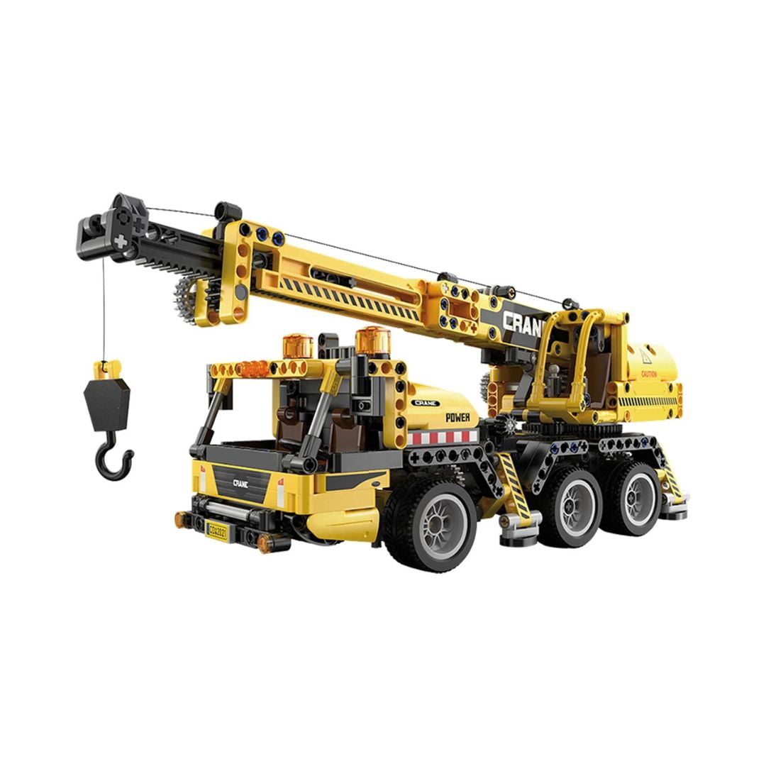 CaDA 658 Pieces Mobile Crane Building Block Set, Construction Toy Set