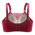 thumbnail image 3 of Fall/Winter Savings! Srobpty Womens Wireless Push Up Bras , Woman's Embroidered Glossy Comfortable Breathable Bra Underwear No Rims, 3 of 4