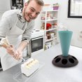 thumbnail image 3 of YANHAIGONG Spring Deals!Cake Cream Piping Bag Rack,Icing Flower Mouth Icing Cream Holder Stand Shelf,Pastry Bag Stand Icing Bag Holder,Pastry Bag Holder with 8 Icing Tips Slots Holder Tool, 3 of 3
