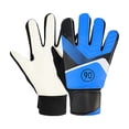 thumbnail image 2 of ABPWLY Children's Football Goalkeeper Gloves, Rubber Impact Proof Hand Protection, Green or Blue, Small Medium or Large, 2 of 5