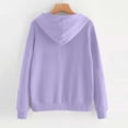 thumbnail image 4 of Sweat à Capuche Femme Manches Longues Chandail en Molleton Haut Long Chandails en Molleton pour Femmes, 4 of 5