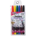 thumbnail image 1 of Tulip Writer Fabric Markers 6/Pkg-Primary, 1 of 5