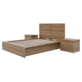 thumbnail image 2 of Nexera James 4-Piece King Bedroom Set, Brown Oak, 2 of 6
