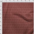 thumbnail image 3 of oneOone Silk Tabby Fabric Dot & Waves Block Print Sewing Fabric BTY 42 Inch Wide, 3 of 4