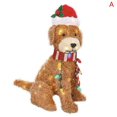 thumbnail image 1 of Christmas Decorations Outside Light-Up Animals Dog Deer Santa ClausOutside, 1 of 5