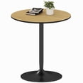 thumbnail image 1 of HOMCOM 27.6" Round Dining Table for 2, Wood Veneer Kitchen Table, Natural, 1 of 10