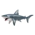thumbnail image 1 of VONKY Simulation Marine et Animal Durable Animal Marin Réaliste Requin M-857 Requin Blanc, 1 of 6