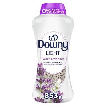 Perles rehausse-parfum pour lessive Downy Léger pour laveuse, parfum Lavande blanche , sans parfums prononcés