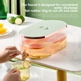 thumbnail image 4 of Boovnll 5.3L Cold Kettle With Faucet In Refrigerator, Large Capacity Water Iced Juice Lemonade Water Jug Fruit Teapot Bucket Drink Container For Garden Home Party, 4 of 9