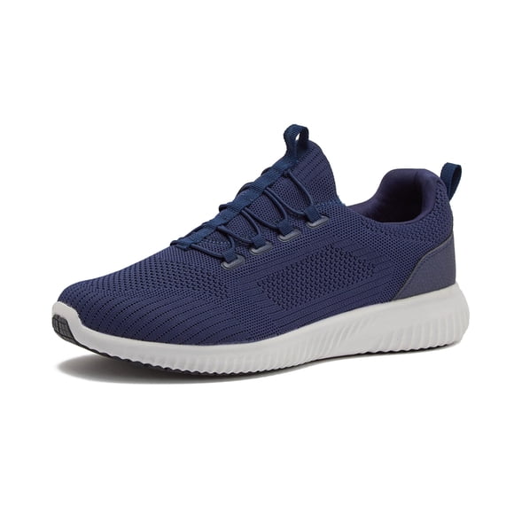 Avia Anchor SR en Maille à Enfiler Noires Antidérapantes pour Hommes, Chaussures de Travail pour Hommes Résistantes à l'Eau et Espadrilles de Restaurant Ou de Service Alimentaire, Chaussures de Travail Antidérapantes Confortables pour Hommes - Bleu Marine, 10.5 Extra Grand