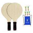 thumbnail image 1 of jinwen 2 Pieces Kids Badminton Paddle Set Pickleball Physical Exercise Toys Badminton Racket Shuttlecock Paddle Set for Beach Family 5 Large Balls, 1 of 9