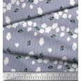 thumbnail image 3 of Soimoi Poly Georgette Fabric Stripe & Floral Artistic Print Fabric by Yard 52 Inch Wide, 3 of 3