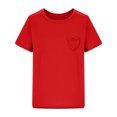 thumbnail image 1 of RXIRUCGD 2025 Vêtements d'Été pour Enfants Nouveaux T-Shirts d'Été pour Enfants Manches Raglan Manches Courtes T-Shirt Graphique Col Rond T-Shirt Filles Haut Décontracté, 1 of 5