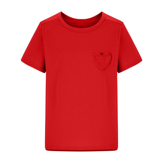RXIRUCGD 2025 Vêtements d'Été pour Enfants Nouveaux T-Shirts d'Été pour Enfants Manches Raglan Manches Courtes T-Shirt Graphique Col Rond T-Shirt Filles Haut Décontracté