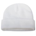 thumbnail image 1 of Chic Girl Winter Fall Solid Color Cuffed Woolen Yarn Knitted Warm Hat Cap Beanie, 1 of 7