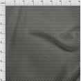 thumbnail image 3 of oneOone Cotton Cambric Fabric Chevron Ikat Printed Craft Fabric BTY 56 Inch Wide, 3 of 4