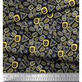 thumbnail image 2 of Soimoi Crepe Silk Fabric Geometric Small Fabric Prints by Yard 42 Inch Wide, 2 of 3