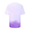 thumbnail image 5 of Pompotops T-shirt Imprimé pour Femme, Manches Courtes, Blouse à Col Rond, Hauts Décontractés, Liquidation, 5 of 5