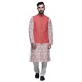 thumbnail image 1 of Atasi Ensemble Kurta Pyjama Ethnique Classique à Manches Longues Imprimé pour Hommes Tenue Décontractée, 1 of 5