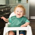 thumbnail image 3 of Tiny Twinkle - Silicone Pocket Bib 2pk - Dinosaur, Olive 6M+, 3 of 3