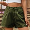 thumbnail image 2 of Womens Jeans Size 14 Spring and Summer New Womens Button Zipper Solid Fashion Casual Short Jeans Womens Jeans Size 12 Womens Jeans Size 16 Womens Jeans Size 10 Womens Jeans Size 8, 2 of 6
