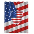 thumbnail image 2 of LSLJS Shower Curtain for Bathroom Modern Shower Curtain Universal for All Seasons In Bath Long Shower Curtains Set,American Flag Pattern with Stars and T, Shower Curtain, 2 of 8