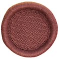 thumbnail image 2 of Natural Geo Moray Accent Stool - Handwoven Rusty Red, 2 of 5