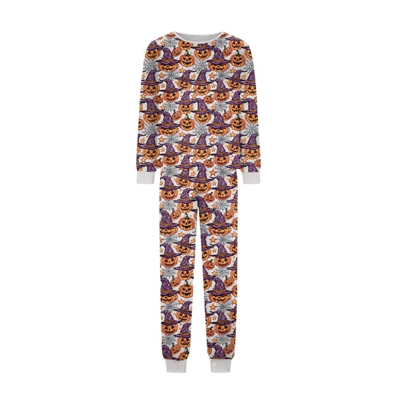 Family Matching Halloween Print Loose Pajama for Dad Father Child