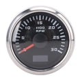 thumbnail image 2 of 52mm Tachometer Gauge with Hour Meter for Truck Tractor Car Boat 3000RPM 7 Color Backlight, 2 of 7