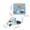 B, variant on Alloy Car Model 1:64 Scale, Small Trailer Container Truck with Pull Back Action, Diecast Toy Car Model Ornament for Collectors, Car Model
