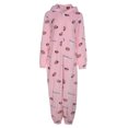 thumbnail image 2 of Solid Color Parent-Child Suit, Long Sleeve Family Pajamas Set, Round Neck Zipper Hoodie, 2 of 6