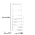 thumbnail image 3 of EGNMCR Christmas Decorations, Christmas Tree Ornaments, Home Doorway Shoe Rack Household Hanging Rack Multifunctional Storage Shoe Cabinet Coat Rack Multi-layer Assembly Shelves Shoe Rack Hanger, 3 of 6