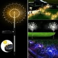 thumbnail image 3 of Renjiang Solar Garden Lights Solar Firework Lights, 90 LED Solar Powered String Light 2 Modes Twinkling Solar Lights for Garden, Wedding, Party, Patio, 3 of 9