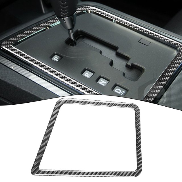 Long Lasting Carbon Fiber Gear Shift Frame Cover Trim for Dodge for Challenger