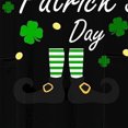 thumbnail image 3 of Birdeem Mode Saint-Patrick Femmes Col en V Décontracté Manches Courtes Poches Imprimées Hauts Blouse, 3 of 4