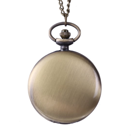 TIMIFIS Pocket Watch Hommes et Femmes Couple Pocket Watch Rétro Quartz Suspendu Table Commémorative Table Été
