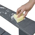 thumbnail image 3 of JP Outdoor Modern Adirondack Chair, Outdoor Oversize Plastic Fire Pit Chair,Gray, 3 of 11